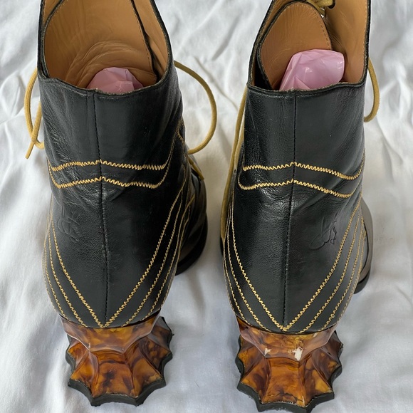 FLUEVOG BRONZE 9 DELIVERANCE BRIT MAJESTIC BOOTS - Picture 4 of 12